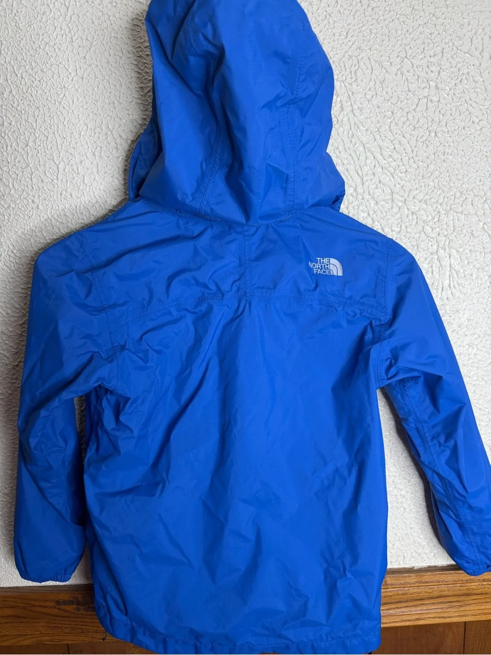 The North Face Bright Blue Kids' Hooded Rain Jacket